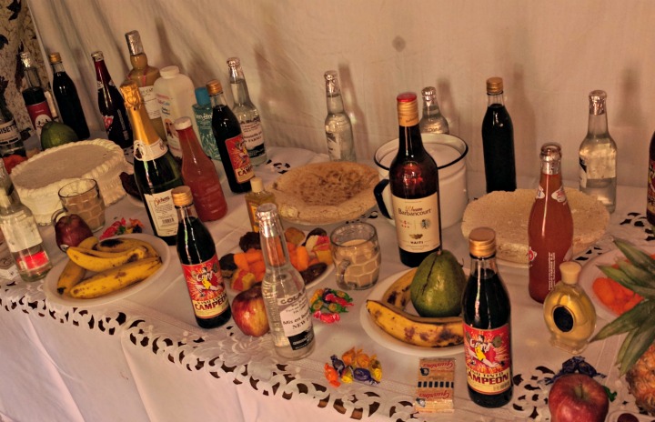 Food and Alcohol Table